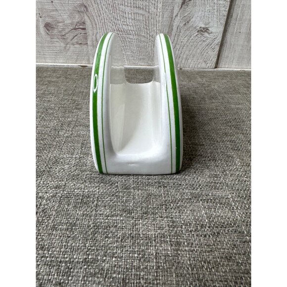 John Deere Vintage Gibson Ceramic Napkin Holder With Tractor Design - Picture 2 of 6